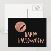 Halloween-Postkarte Postkarte (Vorne/Hinten)