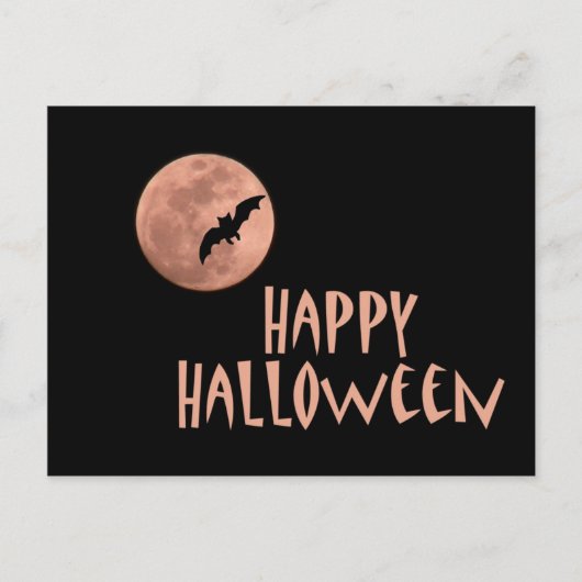 Halloween-Postkarte Postkarte (Vorderseite)