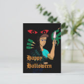 Halloween-Postkarte Postkarte (Stehend Vorderseite)