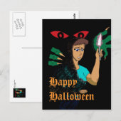 Halloween-Postkarte Postkarte (Vorne/Hinten)