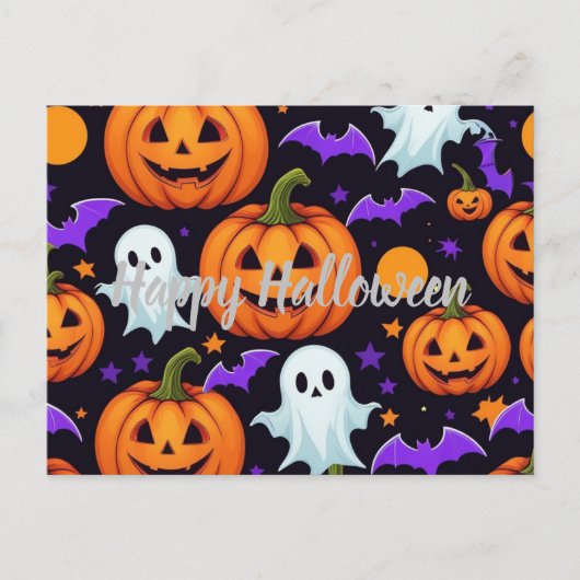 Halloween-Postkarte Postkarte (Vorderseite)