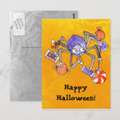 Halloween-Postkarte Postkarte (Vorne/Hinten)