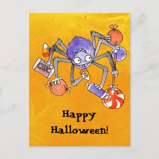 Halloween-Postkarte Postkarte (Vorderseite)