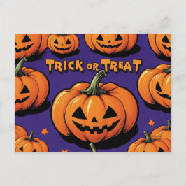 Halloween-Postkarte Postkarte