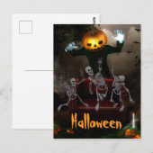 Halloween-Postkarte Postkarte (Vorne/Hinten)