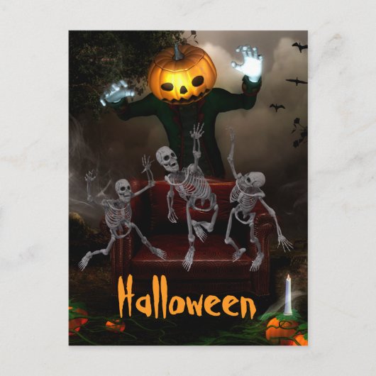 Halloween-Postkarte Postkarte (Vorderseite)