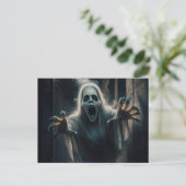 Halloween-Postkarte. Postkarte (Stehend Vorderseite)