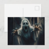 Halloween-Postkarte. Postkarte (Vorne/Hinten)