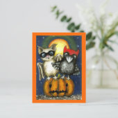 Halloween-Postkarte Postkarte (Stehend Vorderseite)