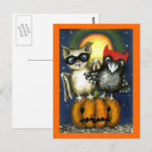 Halloween-Postkarte Postkarte (Vorne/Hinten)