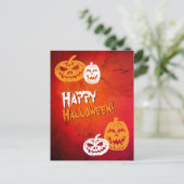 Halloween-Postkarte Postkarte (Stehend Vorderseite)