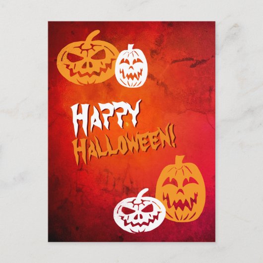 Halloween-Postkarte Postkarte (Vorderseite)