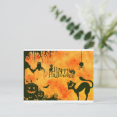 Halloween-Postkarte Postkarte (Stehend Vorderseite)