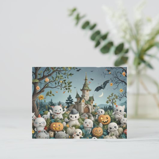 Halloween Postkarten (Stehend Vorderseite)