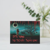 Halloween Postkarten - anpassen (Stehend Vorderseite)