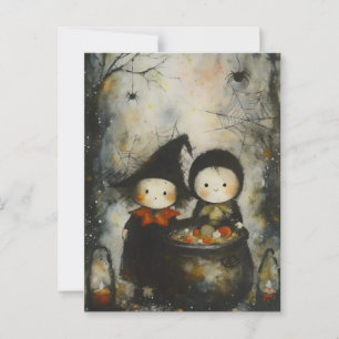 Halloween-Postkarten Postkarte