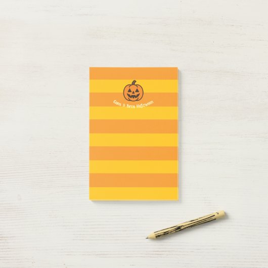 Halloween-Postnote Post-it Klebezettel (Auf Schreibtisch)