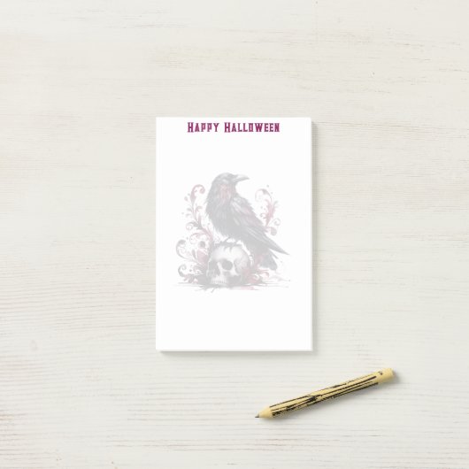 Halloween-Postnoten Post-it Klebezettel (Auf Schreibtisch)