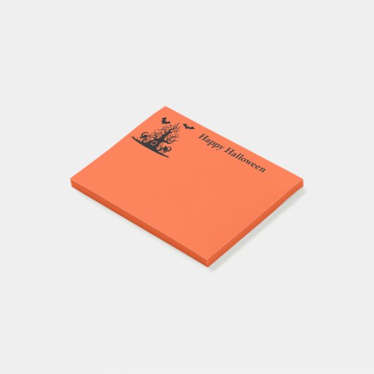 Halloween-Postnoten Post-it Klebezettel (angewinkelt)