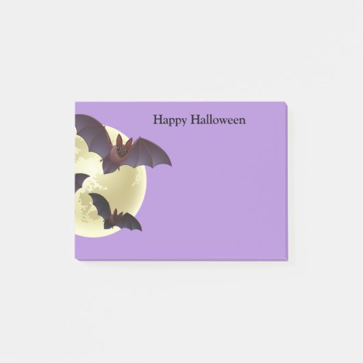 Halloween-Postnoten Post-it Klebezettel (Vorderseite)