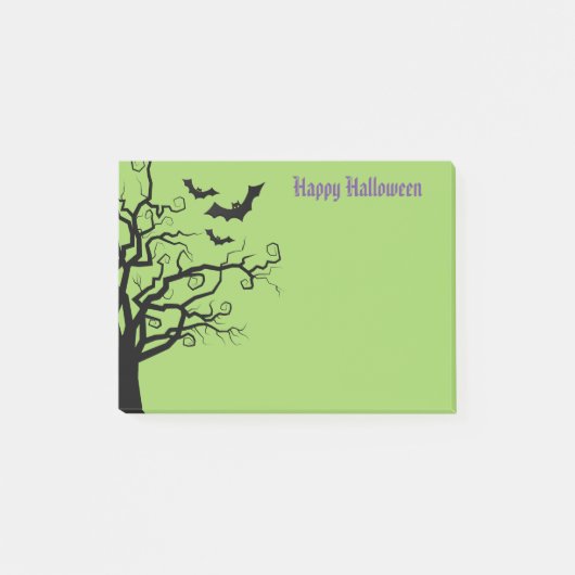 Halloween-Postnoten Post-it Klebezettel (Vorderseite)