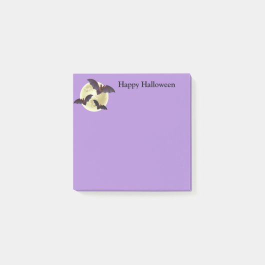 Halloween-Postnoten Post-it Klebezettel (Vorderseite)