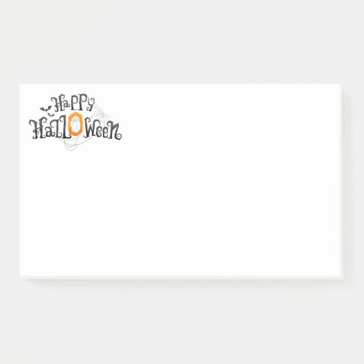 Halloween-Postnoten Post-it Klebezettel (Vorderseite)