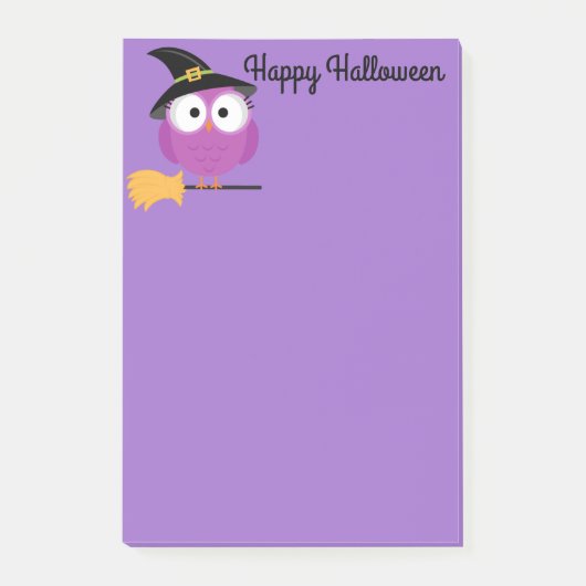 Halloween-Postnoten Post-it Klebezettel (Vorderseite)