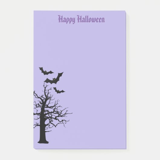 Halloween-Postnoten Post-it Klebezettel (Vorderseite)