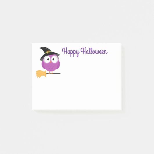 Halloween-Postnoten Post-it Klebezettel (Vorderseite)