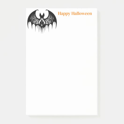 Halloween-Postnoten Post-it Klebezettel (Vorderseite)