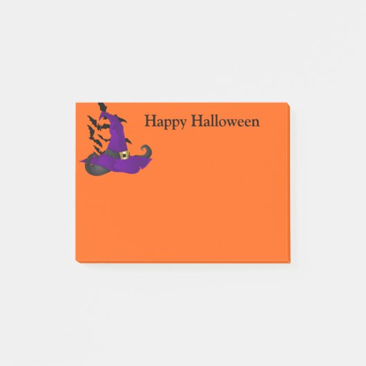 Halloween-Postnoten Post-it Klebezettel (Vorderseite)