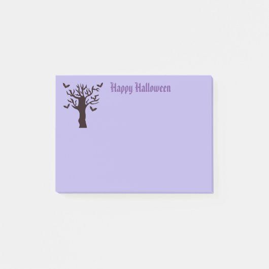 Halloween-Postnoten Post-it Klebezettel (Vorderseite)