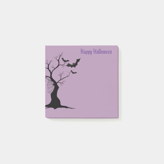 Halloween-Postnoten Post-it Klebezettel (Vorderseite)