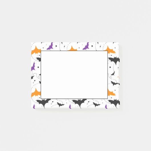 Halloween-Postnoten Post-it Klebezettel (Vorderseite)