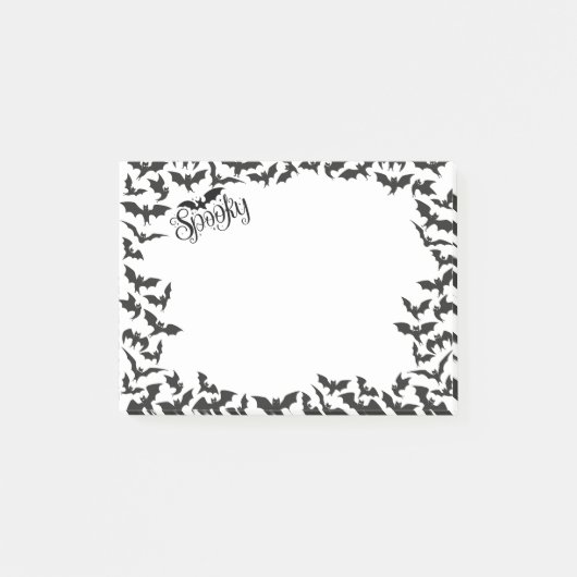 Halloween-Postnoten Post-it Klebezettel (Vorderseite)