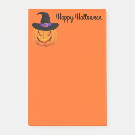 Halloween-Postnoten Post-it Klebezettel (Vorderseite)
