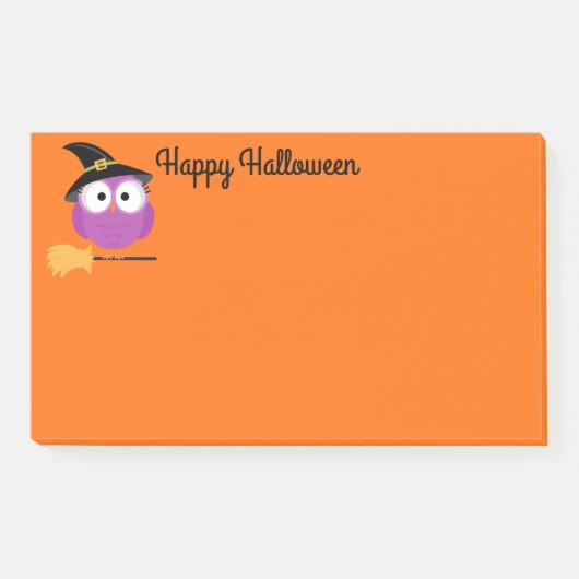 Halloween-Postnoten Post-it Klebezettel (Vorderseite)