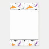 Halloween-Postnoten Post-it Klebezettel (Vorderseite)
