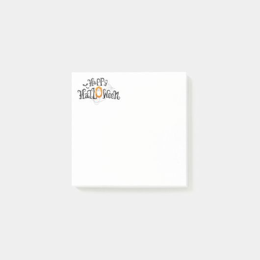 Halloween-Postnoten Post-it Klebezettel (Vorderseite)