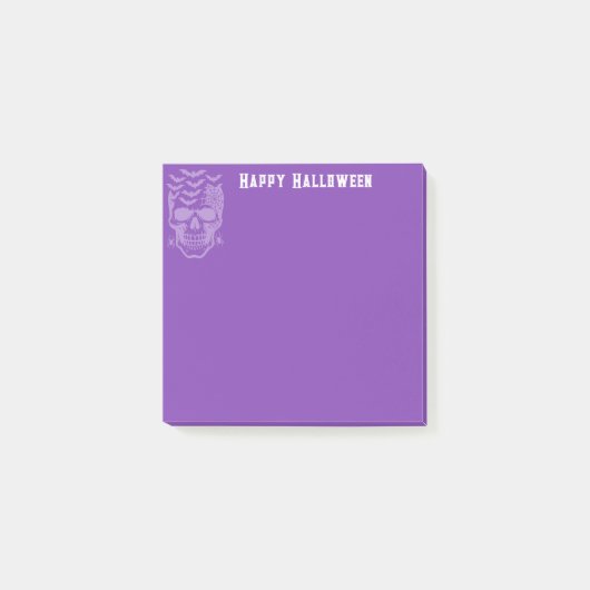 Halloween-Postnoten Post-it Klebezettel (Vorderseite)