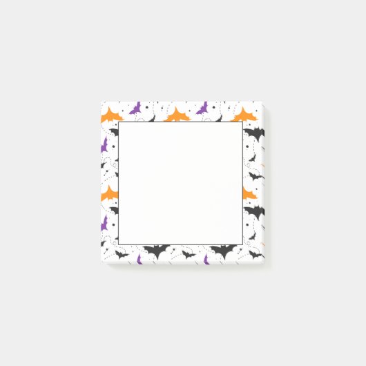 Halloween-Postnoten Post-it Klebezettel (Vorderseite)