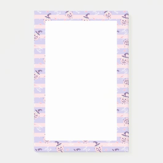 Halloween-Postnotizen Post-it Klebezettel (Vorderseite)