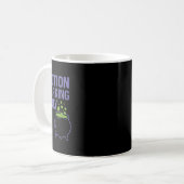 Halloween Potion Parking nur Cauldron Grafik Kaffeetasse (Vorderseite Links)