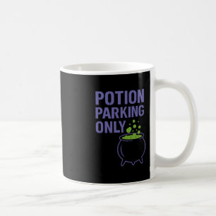 Halloween Potion Parking nur Cauldron Grafik Kaffeetasse