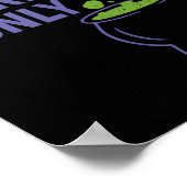 Halloween Potion Parking nur Cauldron Grafik Poster (Ecke)