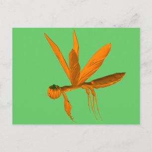 Halloween Praying Mantis Postkarte