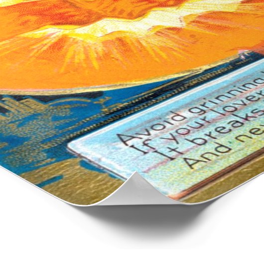 Hallowe'en Precautions Poster (Ecke)