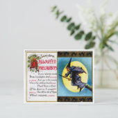 Hallowe'en Precautions Postkarte (Stehend Vorderseite)