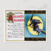 Hallowe'en Precautions Postkarte (Vorderseite)